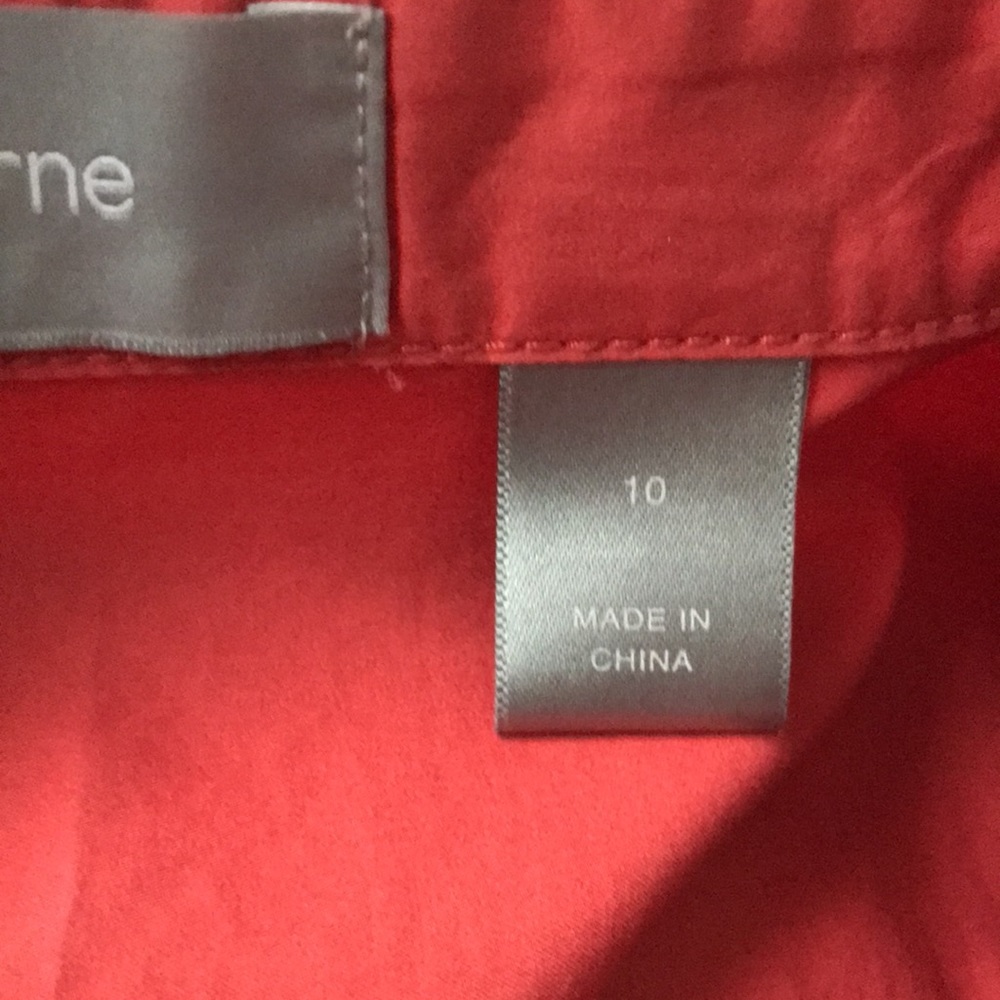 Coral Shirt Dress - Picture 8 of 9